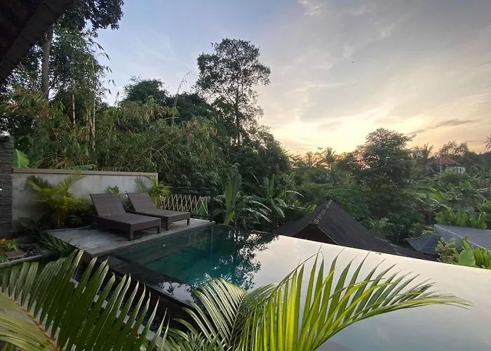 Villa Charming 1br Wooden Private Pool & Sunset View