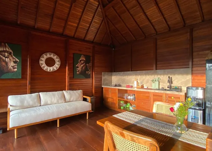 ヴィラ Charming 1br Wooden Private Pool & Sunset View