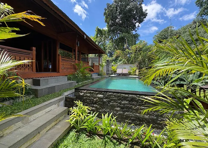 Charming 1br Wooden Private Pool & Sunset View