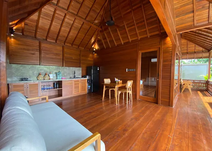 ヴィラ Charming 1br Wooden Private Pool & Sunset View