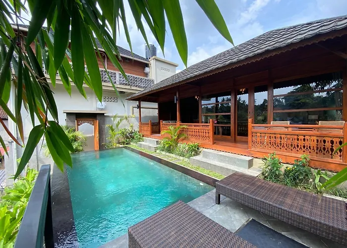 Villa Charming 1br Wooden Private Pool & Sunset View