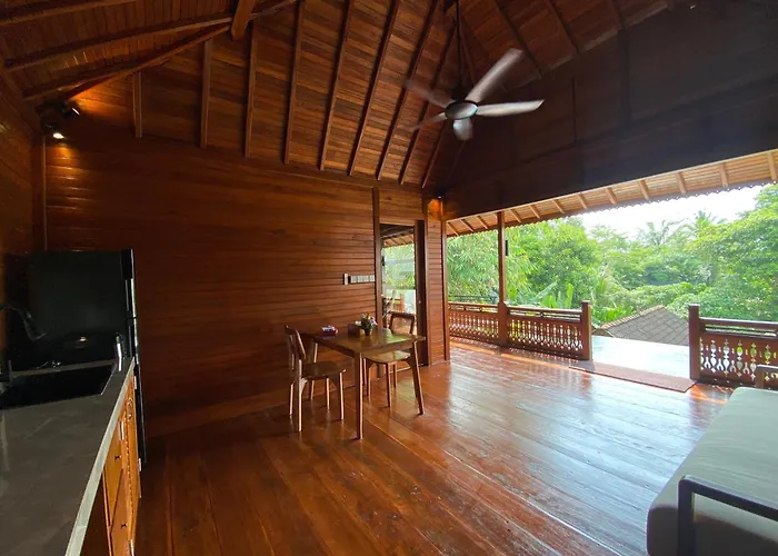 ヴィラ Charming 1br Wooden Private Pool & Sunset View *