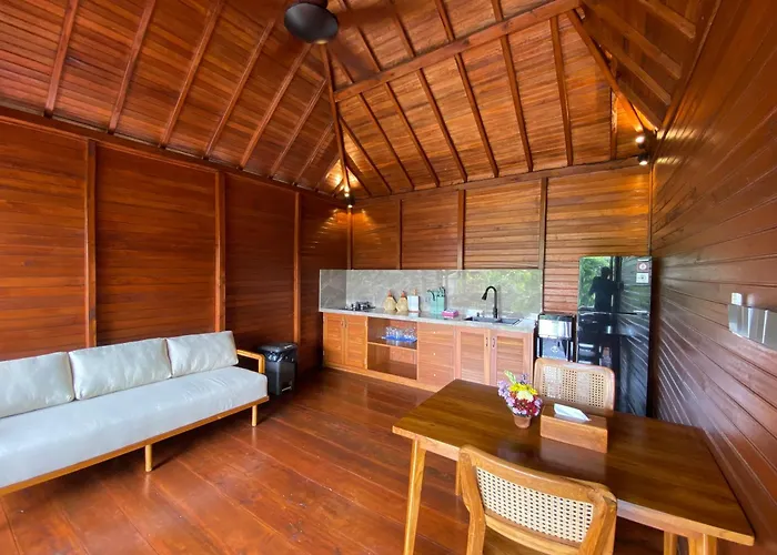 Charming 1br Wooden Private Pool & Sunset View Villa *