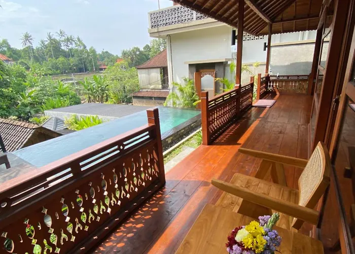 Villa Charming 1br Wooden Private Pool & Sunset View Ubud