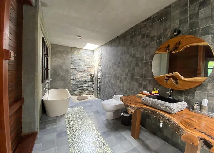Charming 1br Wooden Private Pool & Sunset View Villa