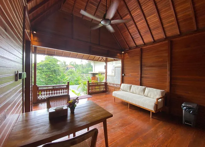 Charming 1br Wooden Private Pool & Sunset View ヴィラ *