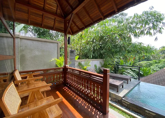 Charming 1br Wooden Private Pool & Sunset View ウブド